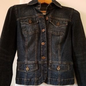 Women's Blue Denim Jacket (Size S, Brand Calvin Kl